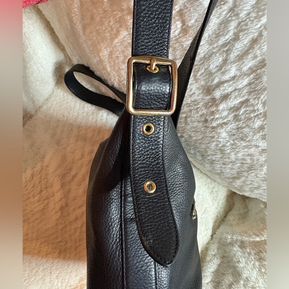 Coach Val Duffle Black Leather Shoulder Bag - Picture 12 of 16